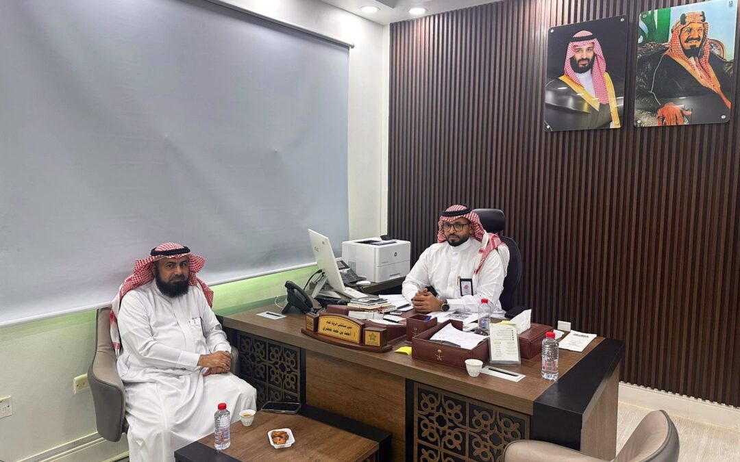 رئيس مجلس إدارة الجمعية والمدير التنفيذي يزورا مستشفى الريث العام